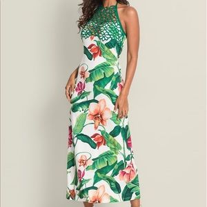 Venus Laser Cut Maxi Dress